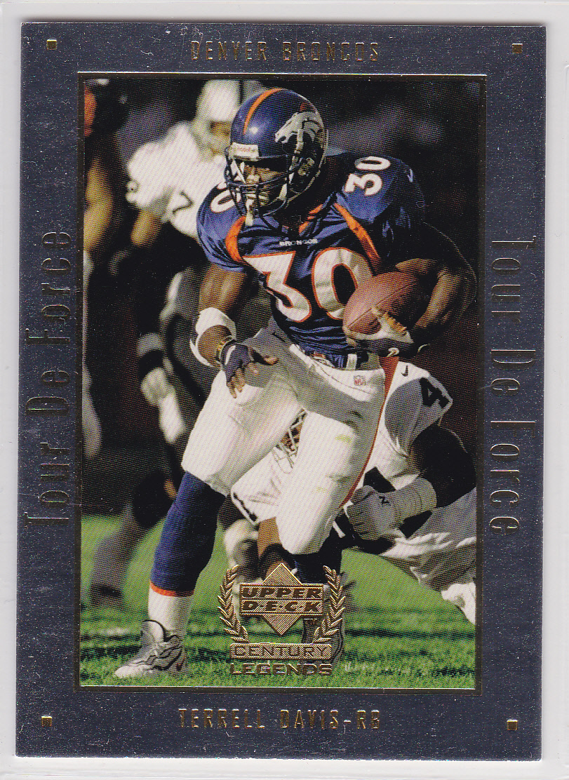 1999 Upper Deck Century Legends Tour de Force #A7 Terrell Davis