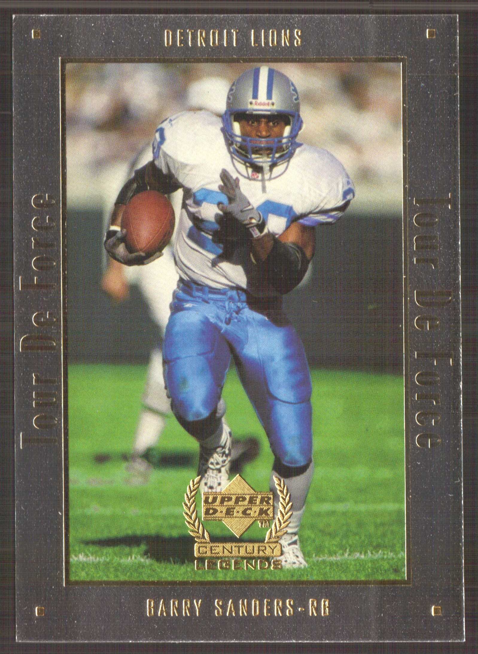 1999 Upper Deck Century Legends Tour de Force #A8 Barry Sanders front image