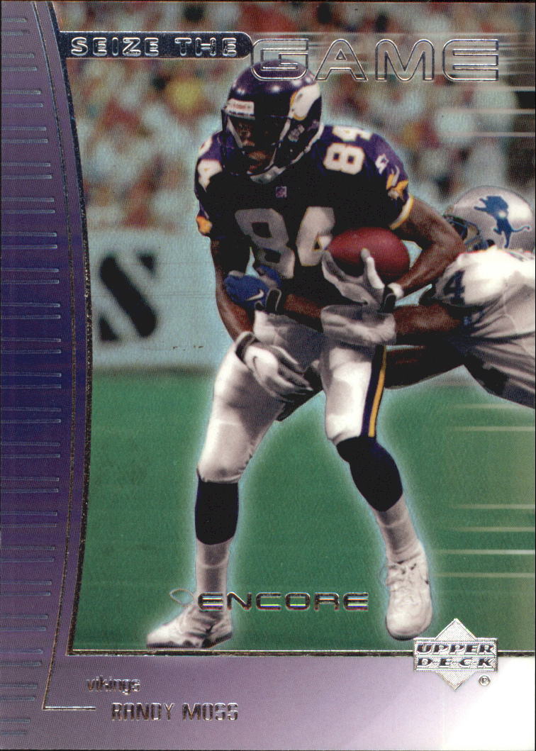 1999 Upper Deck Encore Seize the Game #SG22 Randy Moss