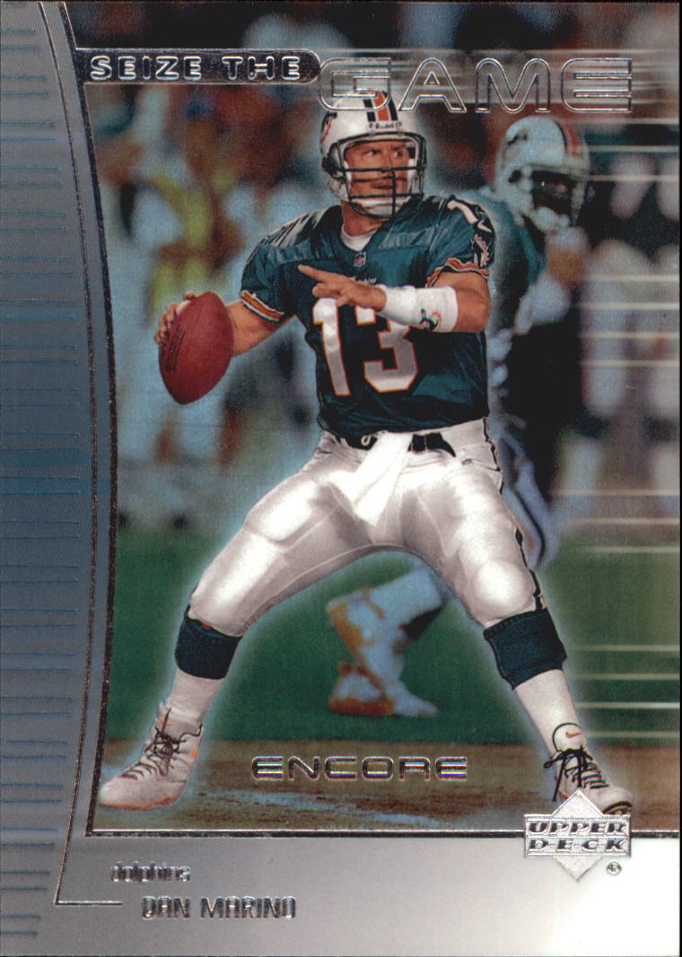 1999 Upper Deck Encore Seize the Game #SG24 Dan Marino