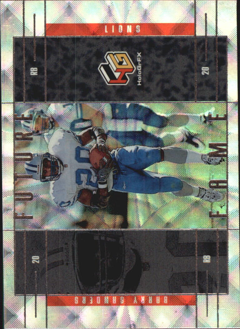 1999 Upper Deck HoloGrFX Future Fame #FF6 Barry Sanders