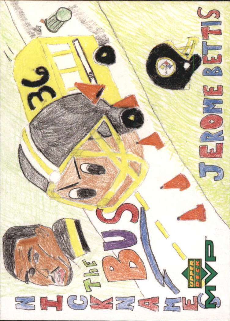 1999 Upper Deck MVP Draw Your Own Card #W18 Jerome Bettis