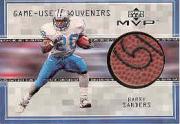 1999 Upper Deck MVP Game Used Souvenirs #BSS Barry Sanders