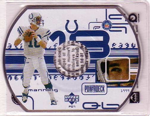 1999 Upper Deck PowerDeck #PD7 Peyton Manning