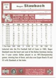 1999 Upper Deck Retro #46 Roger Staubach back image