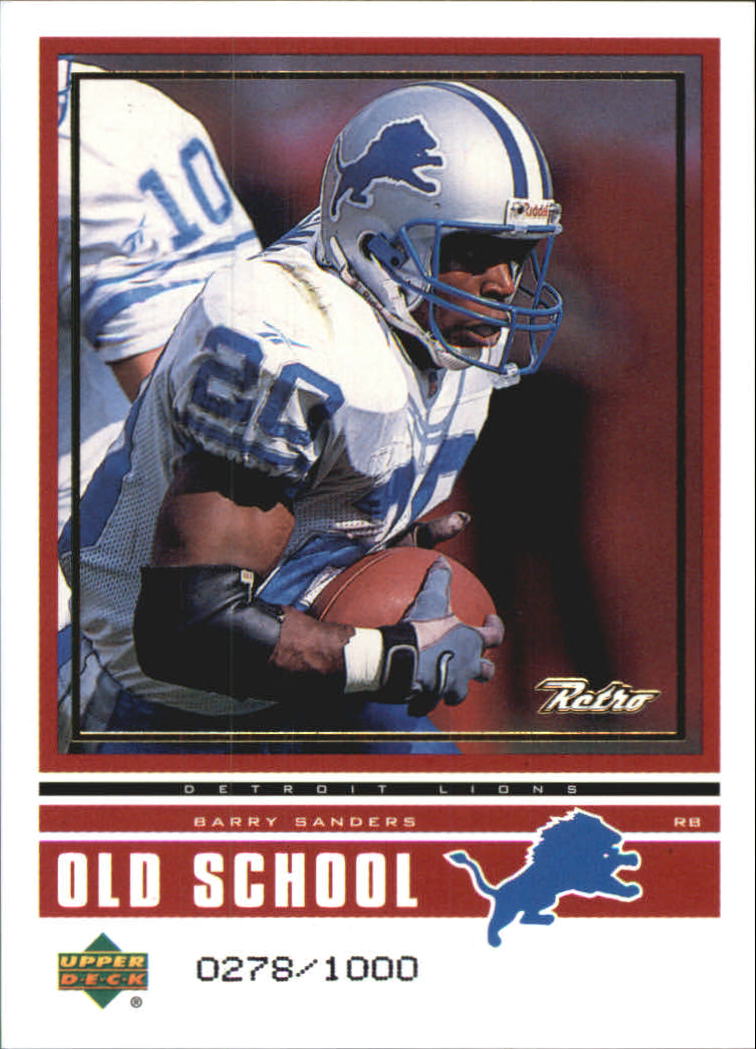 1999 Upper Deck Retro Old School/New School #ON15 B.Sanders/J.Anderson