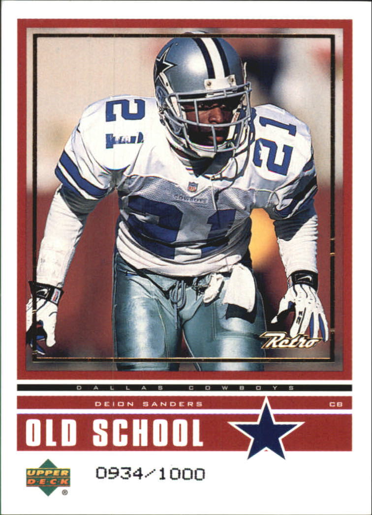 1999 Upper Deck Retro Old School/New School #ON17 D.Sanders/C.Bailey