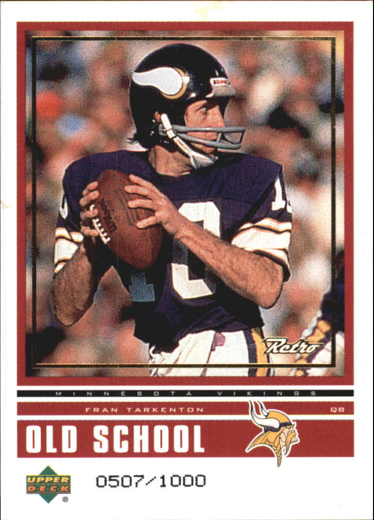 1999 Upper Deck Retro Old School/New School #ON27 F.Tarkenton/D.McNabb