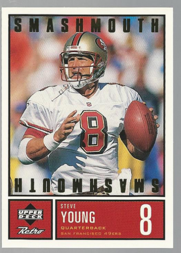 1999 Upper Deck Retro Smashmouth #S14 Steve Young