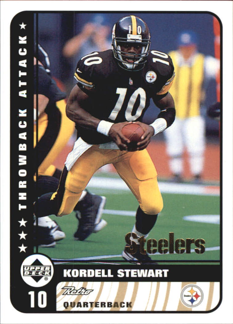 1999 Upper Deck Retro Throwback Attack #T8 Kordell Stewart