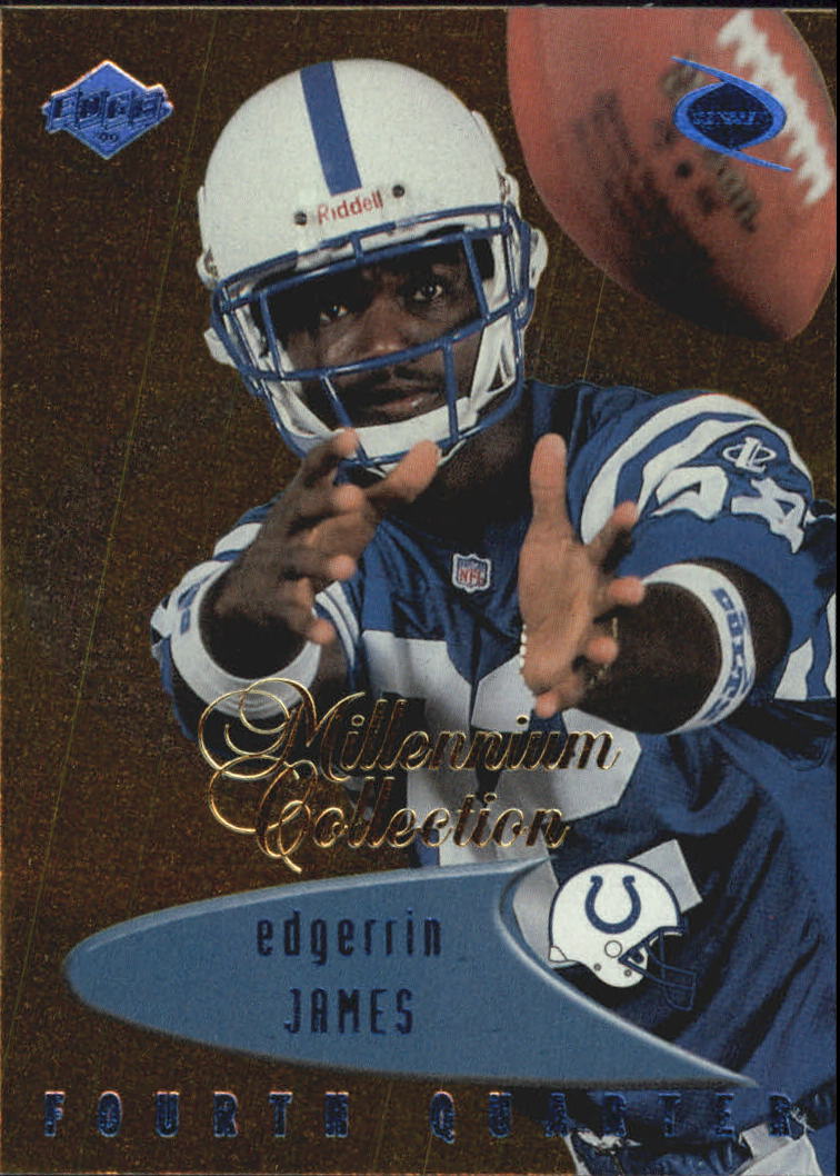 1999 Collector's Edge Millennium Collection Odyssey Blue #190 Edgerrin James 4Q