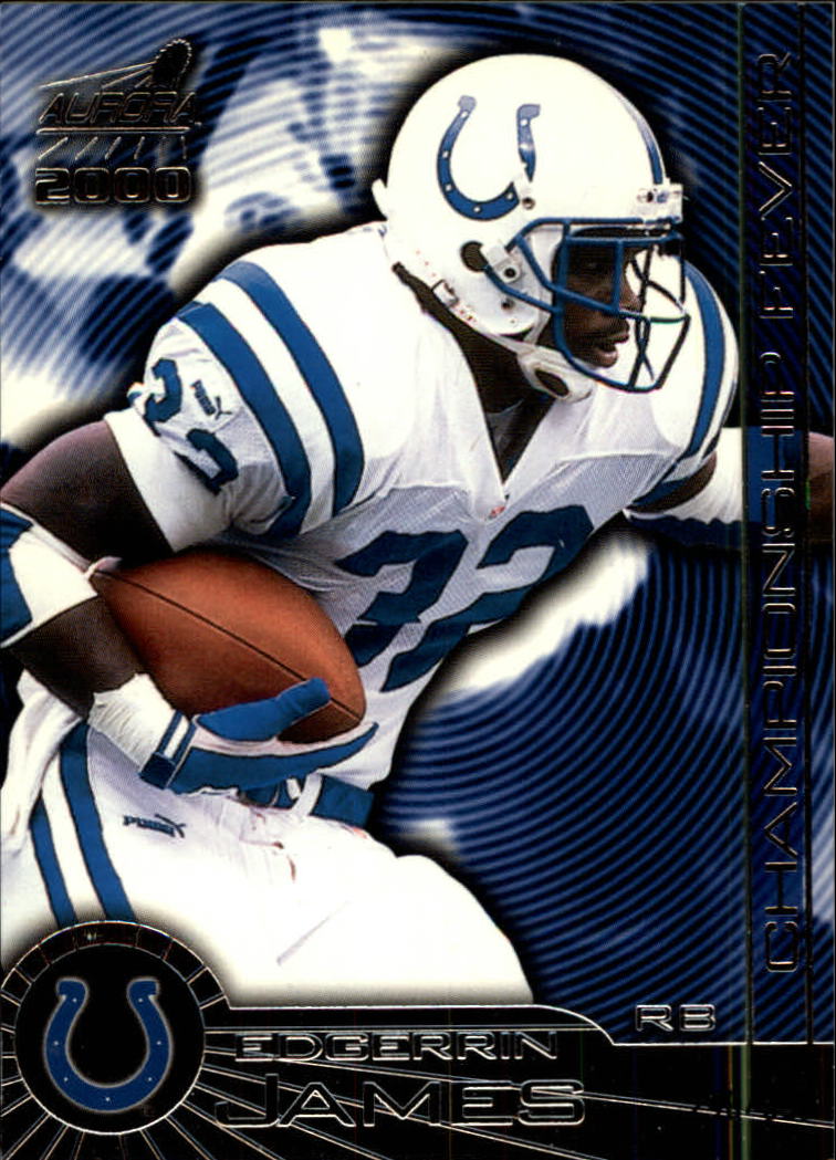 2000 Aurora Championship Fever Silver #8 Edgerrin James