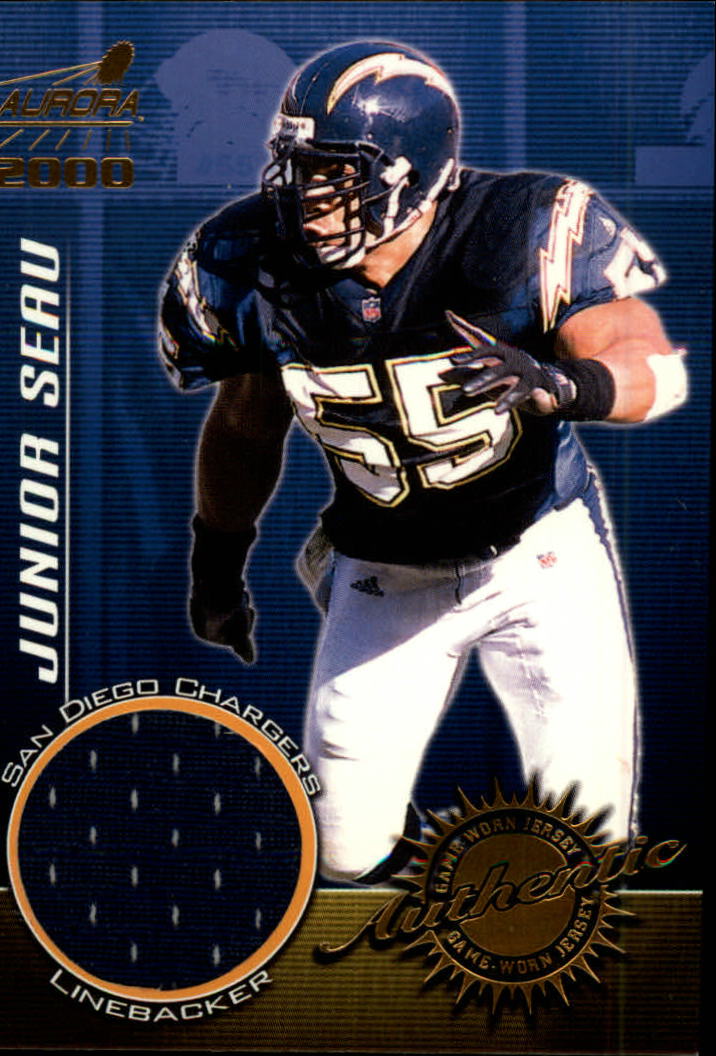 2000 Aurora Game Worn Jerseys #9 Junior Seau