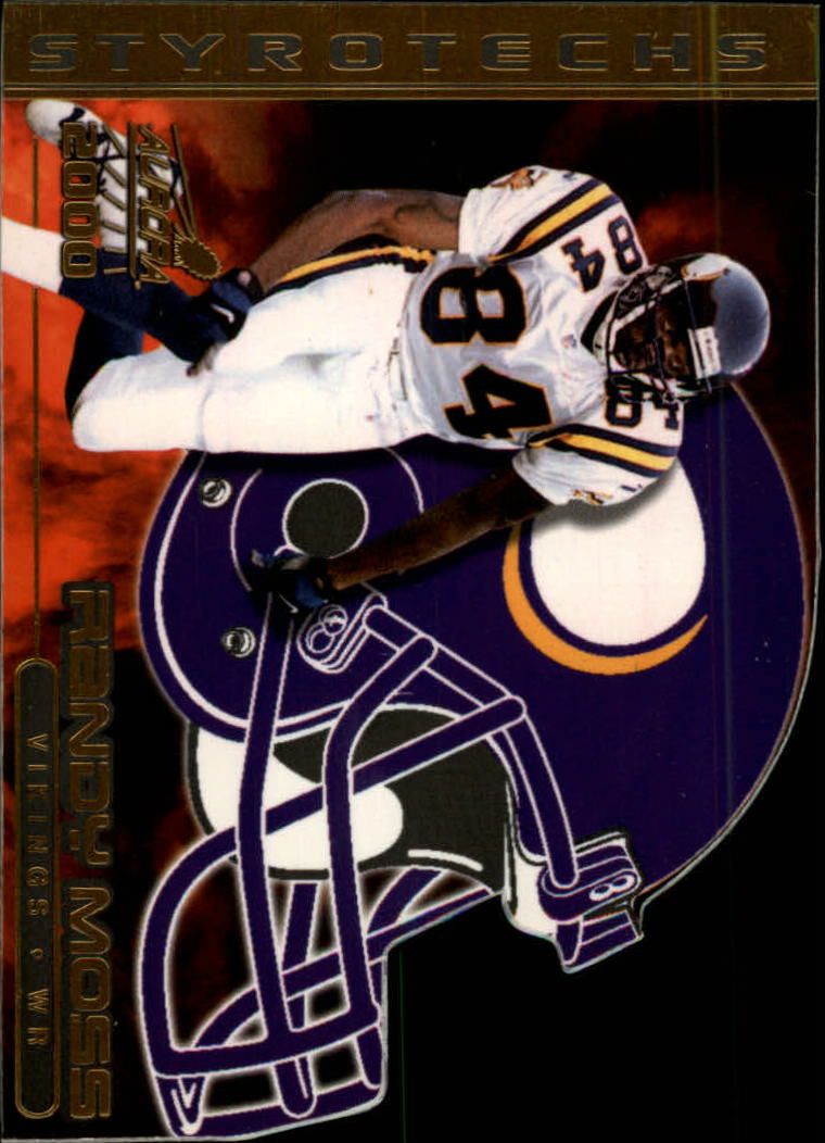 2000 Aurora Helmet Styrotechs #15 Randy Moss