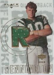 2000 Black Diamond #156 Chad Pennington JSY RC