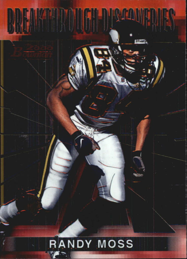 2000 Bowman Breakthrough Discoveries #BD10 Randy Moss