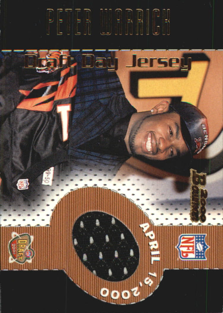 2000 Bowman Draft Day Relics #PW Peter Warrick