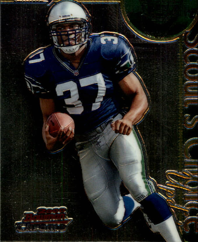 2000 Bowman Chrome Scout's Choice Update #SCU1 Shaun Alexander
