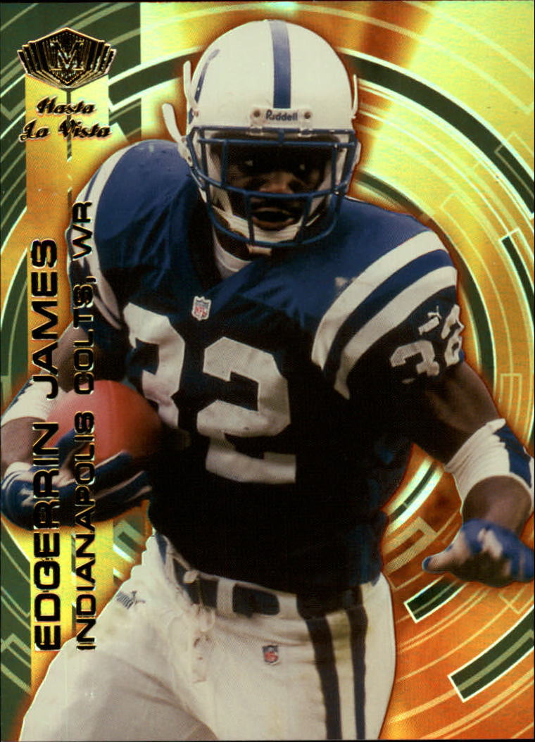 2000 Collector's Edge Masters Hasta La Vista #H7 Edgerrin James