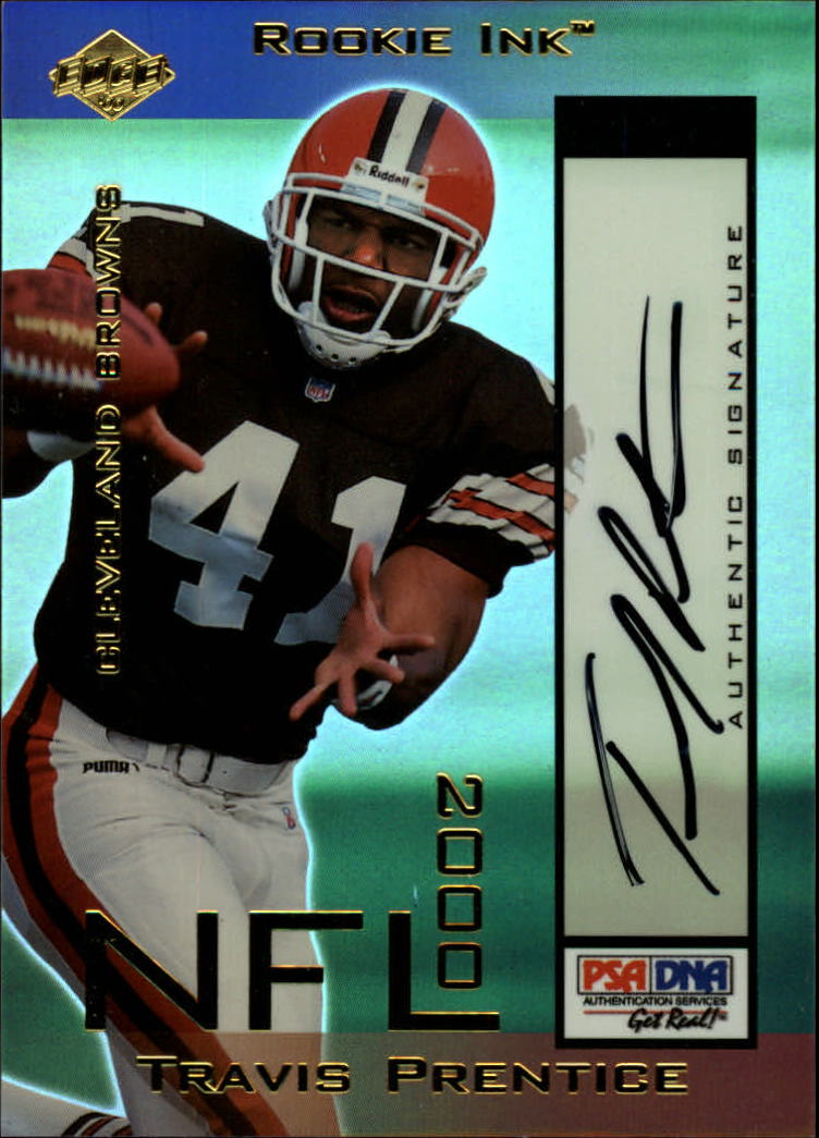 2000 Collector's Edge Masters Rookie Ink #TP Travis Prentice Gold/800