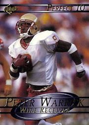 2000 Collector's Edge Supreme Perfect Ten #1 Peter Warrick