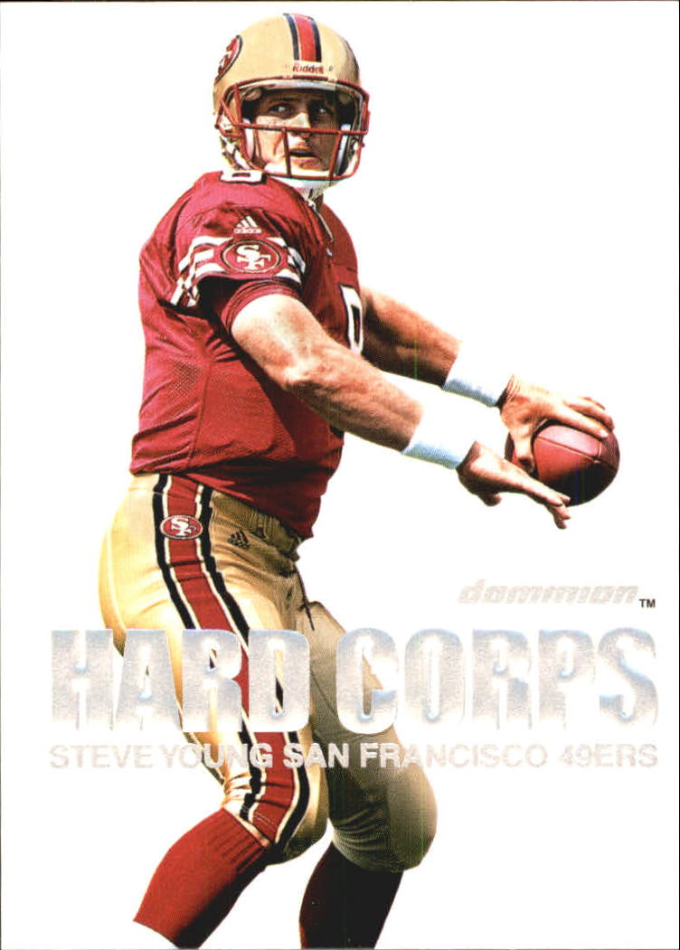 2000 SkyBox Dominion Hard Corps #9 Steve Young