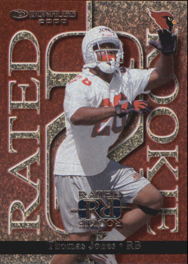 2000 Donruss Rated Rookies #3 Thomas Jones