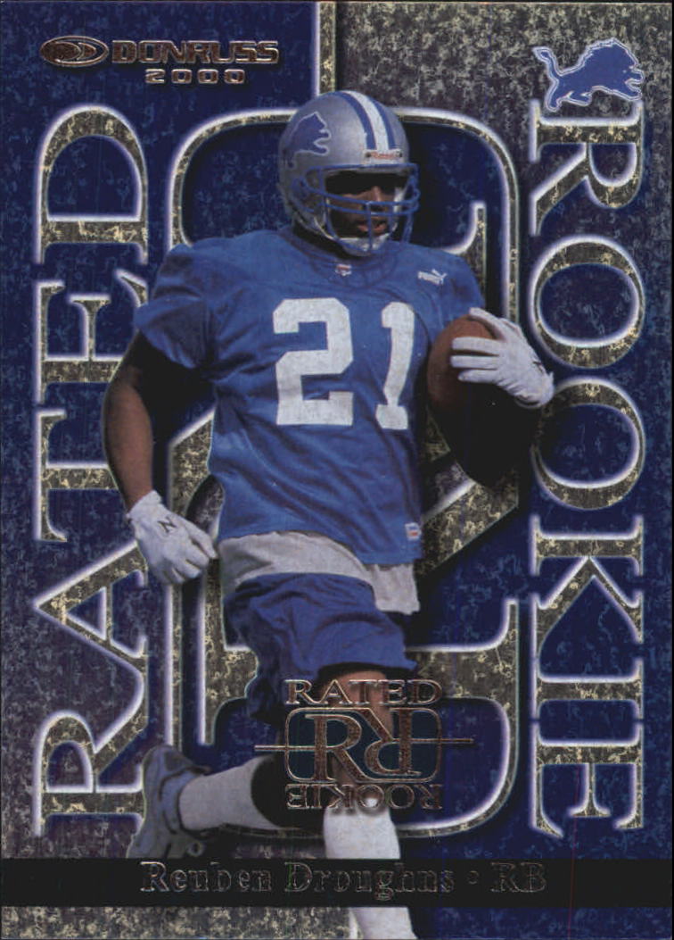 2000 Donruss Rated Rookies #27 Reuben Droughns
