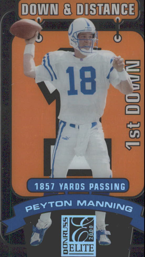 2000 Donruss Elite Down and Distance #4D1 Peyton Manning/1857