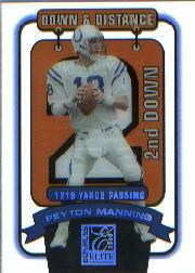 2000 Donruss Elite Down and Distance #4D2 Peyton Manning/1219