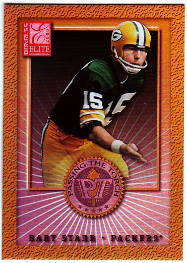 2000 Donruss Elite Passing the Torch #PT7 Bart Starr
