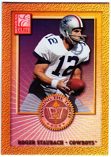 2000 Donruss Elite Passing the Torch #PT9 Roger Staubach