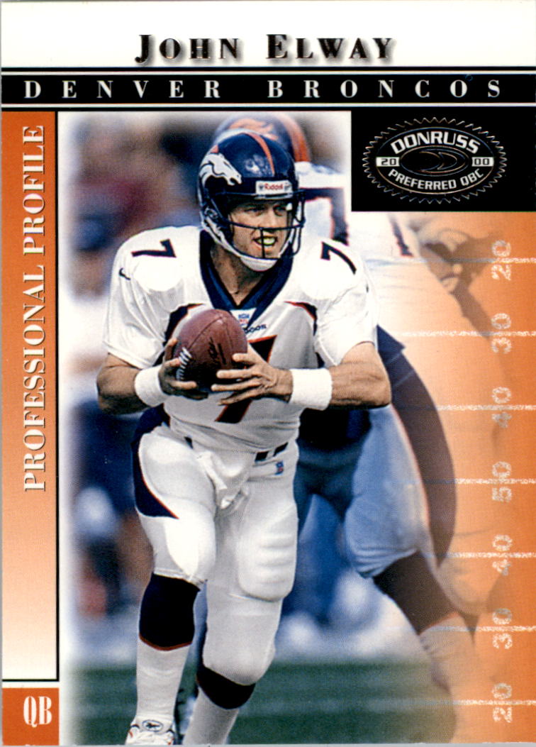 2000 Donruss Preferred #9 John Elway