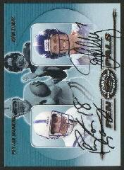 2000 Donruss Preferred Pen Pals #PP63 Peyton Manning/John Elway