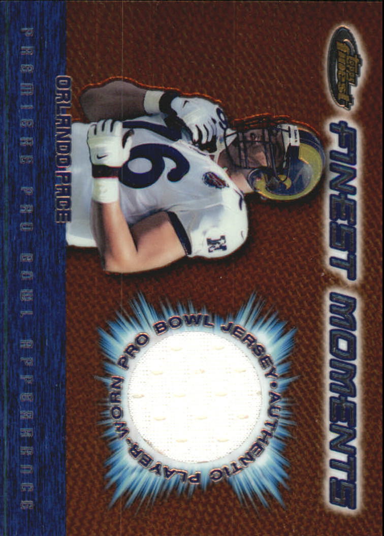 2000 Finest Moments Pro Bowl Jerseys #OPOT Orlando Pace