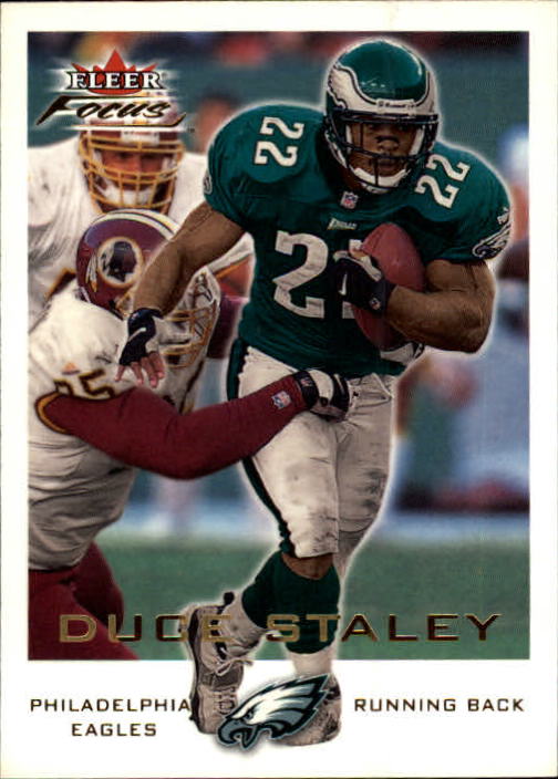 2000 Fleer Focus #28 Duce Staley
