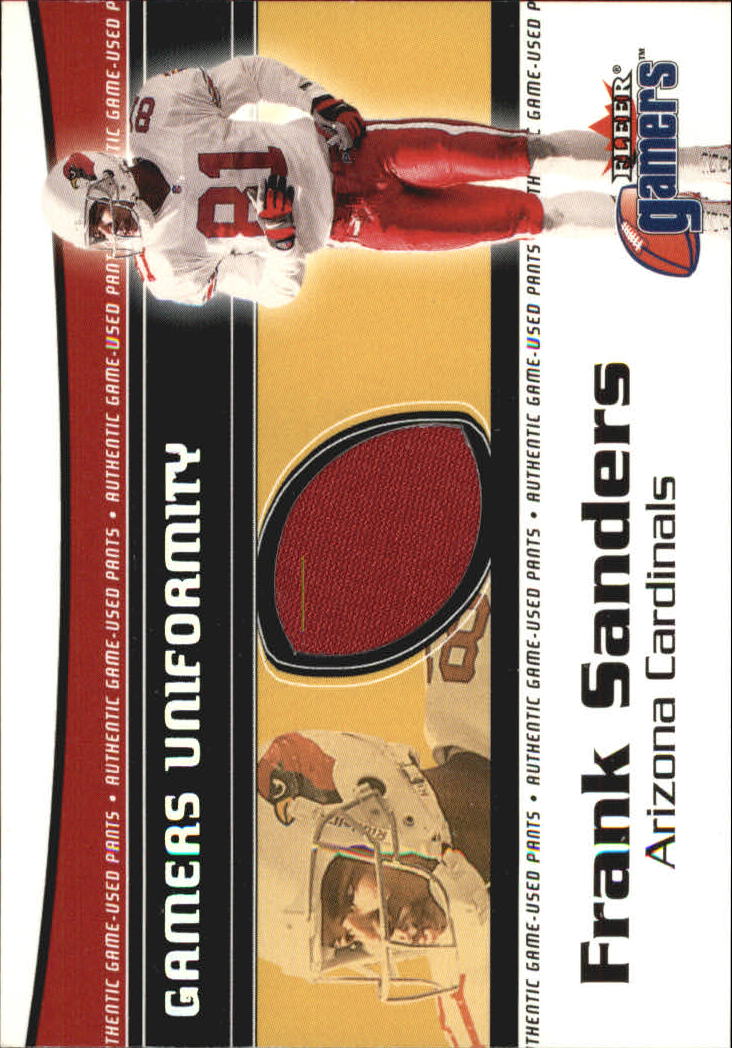 2000 Fleer Gamers Uniformity #30 Frank Sanders Pants