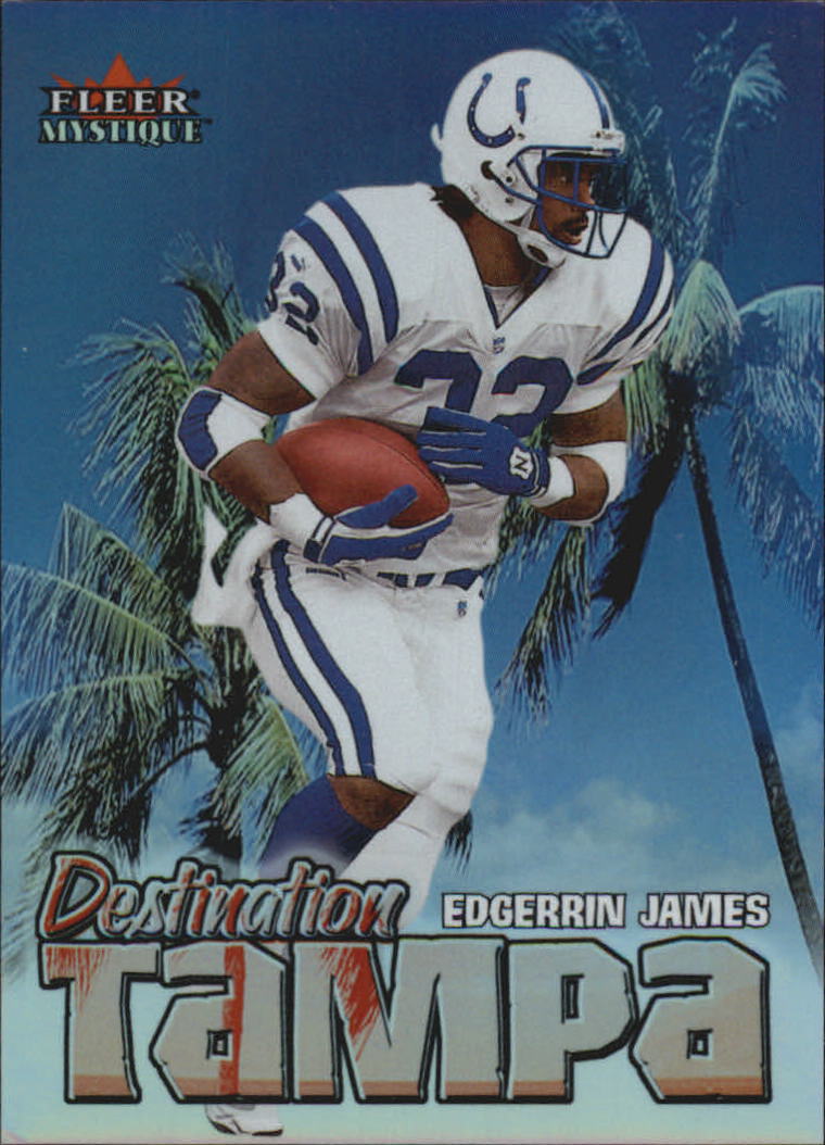 2000 Fleer Mystique Destination Tampa #8 Edgerrin James