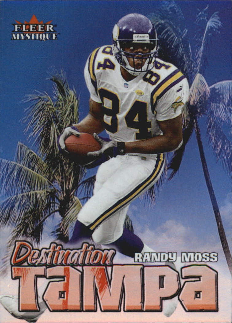 2000 Fleer Mystique Destination Tampa #10 Randy Moss