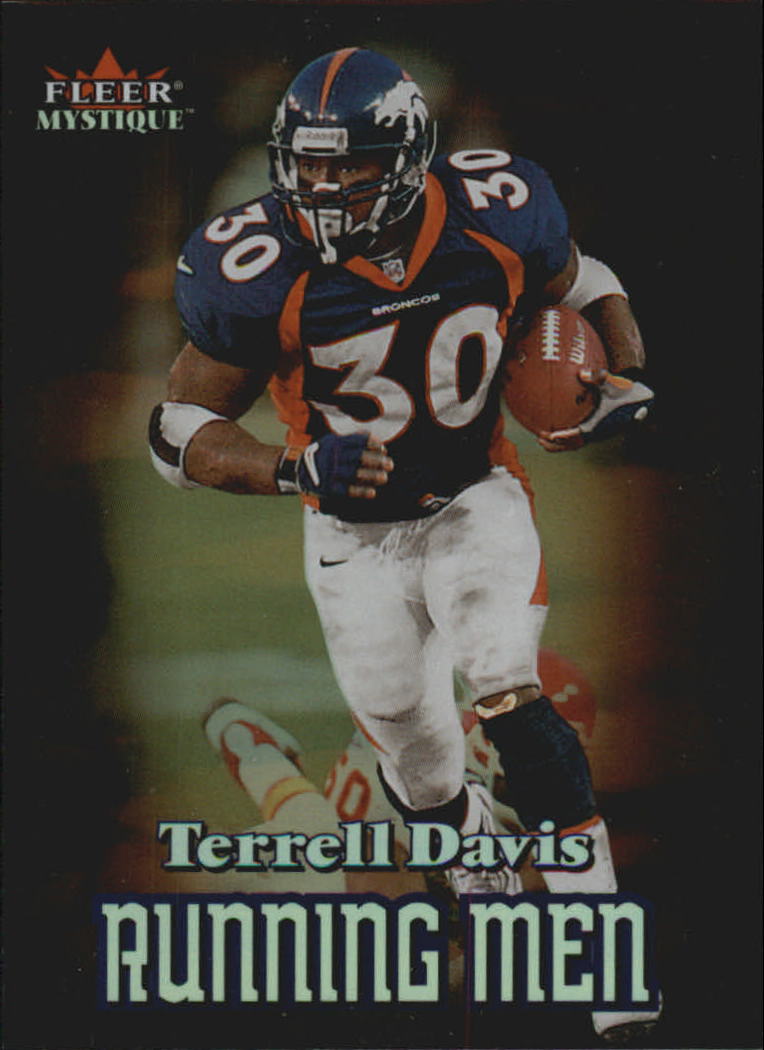 2000 Fleer Mystique Running Men #3 Terrell Davis