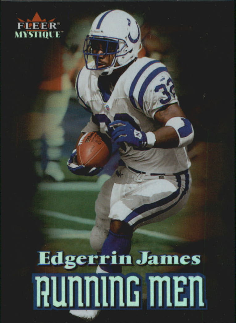 2000 Fleer Mystique Running Men #4 Edgerrin James