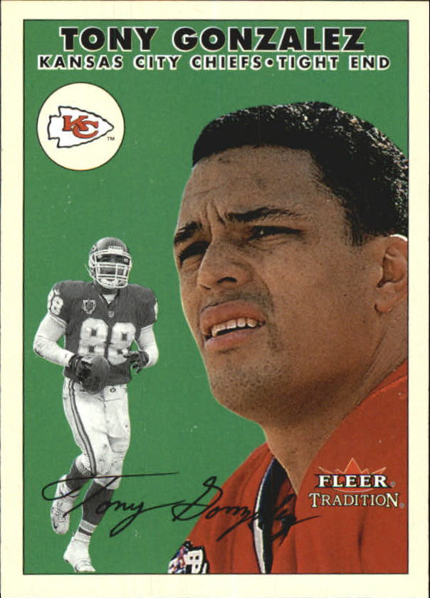 2000 Fleer Tradition #161 Tony Gonzalez