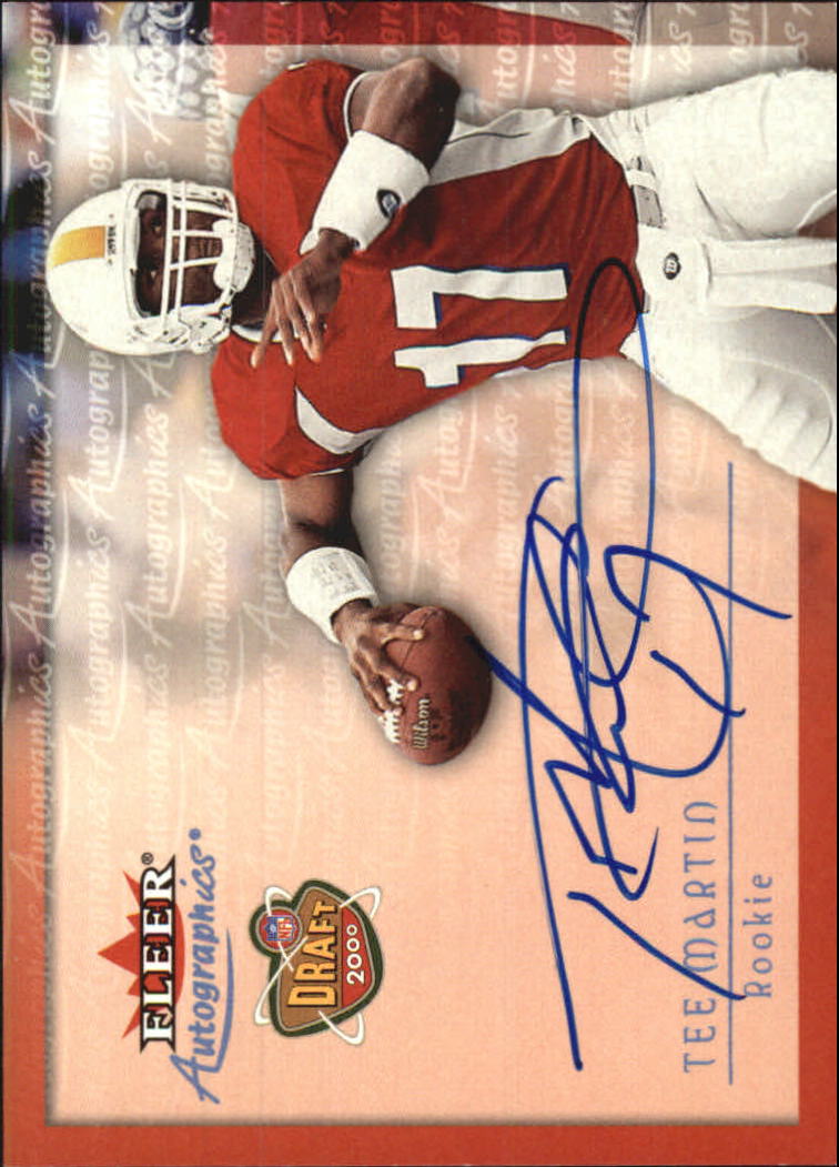 2000 Fleer Tradition Autographics #94 Tee Martin