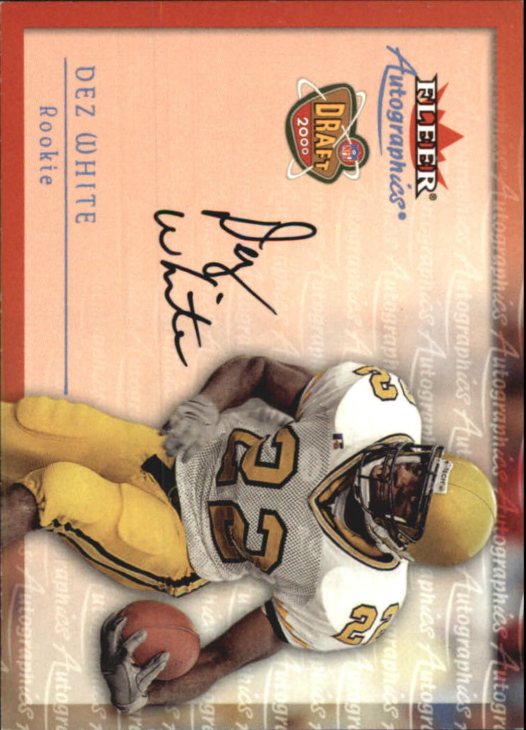 2000 Fleer Tradition Autographics #155 Dez White