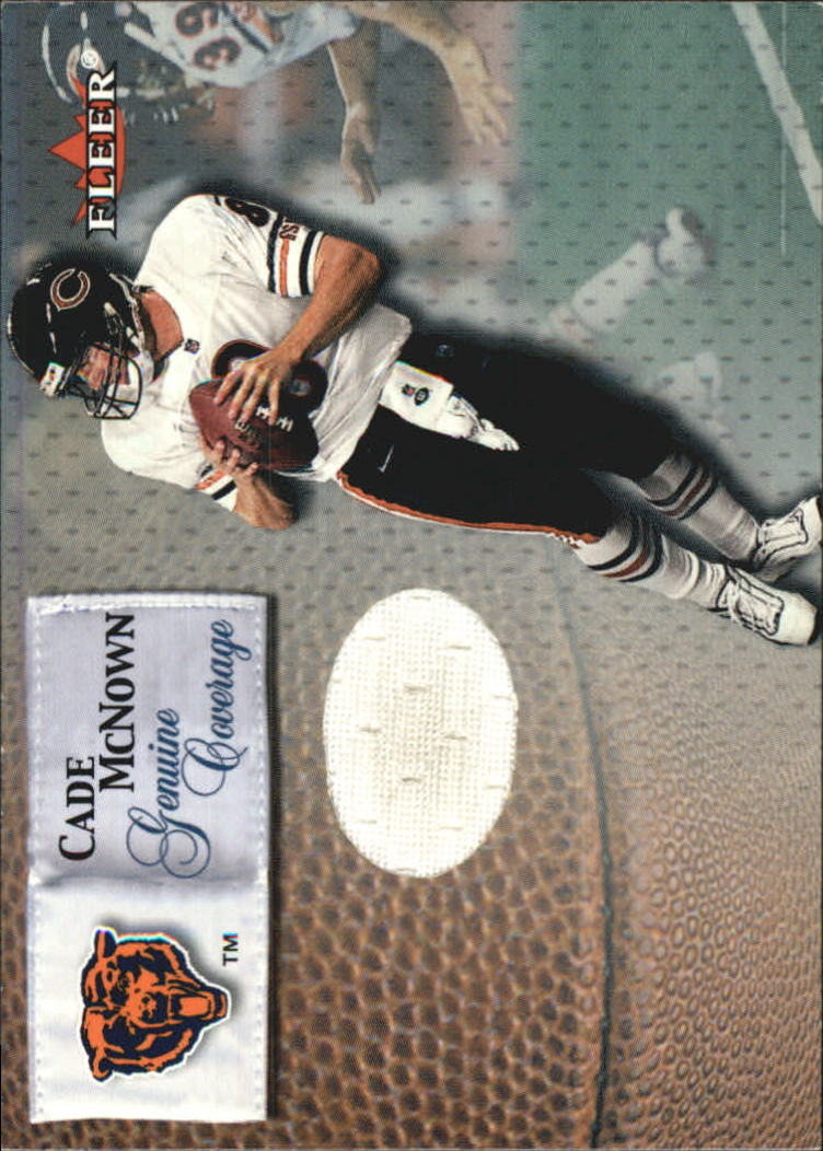 2000 Fleer Tradition Genuine Coverage #25 Cade McNown
