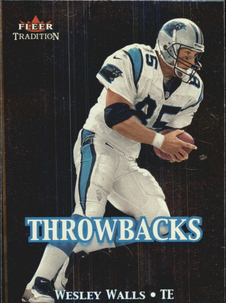 2000 Fleer Tradition Throwbacks #5 Wesley Walls