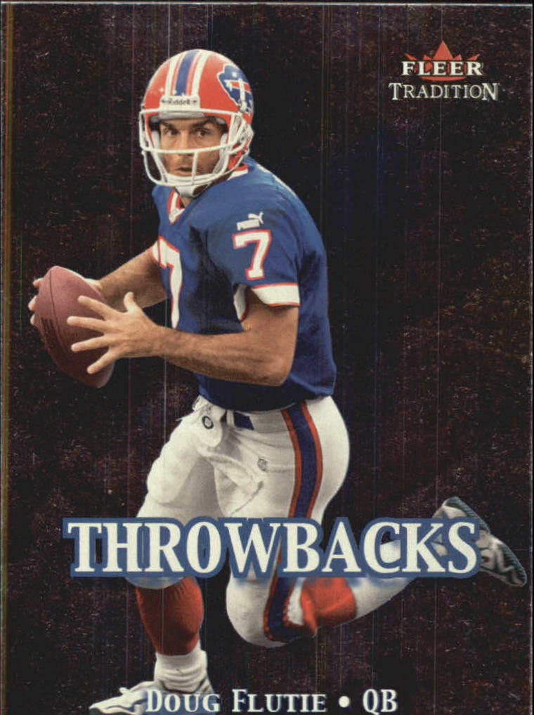 2000 Fleer Tradition Throwbacks #10 Doug Flutie
