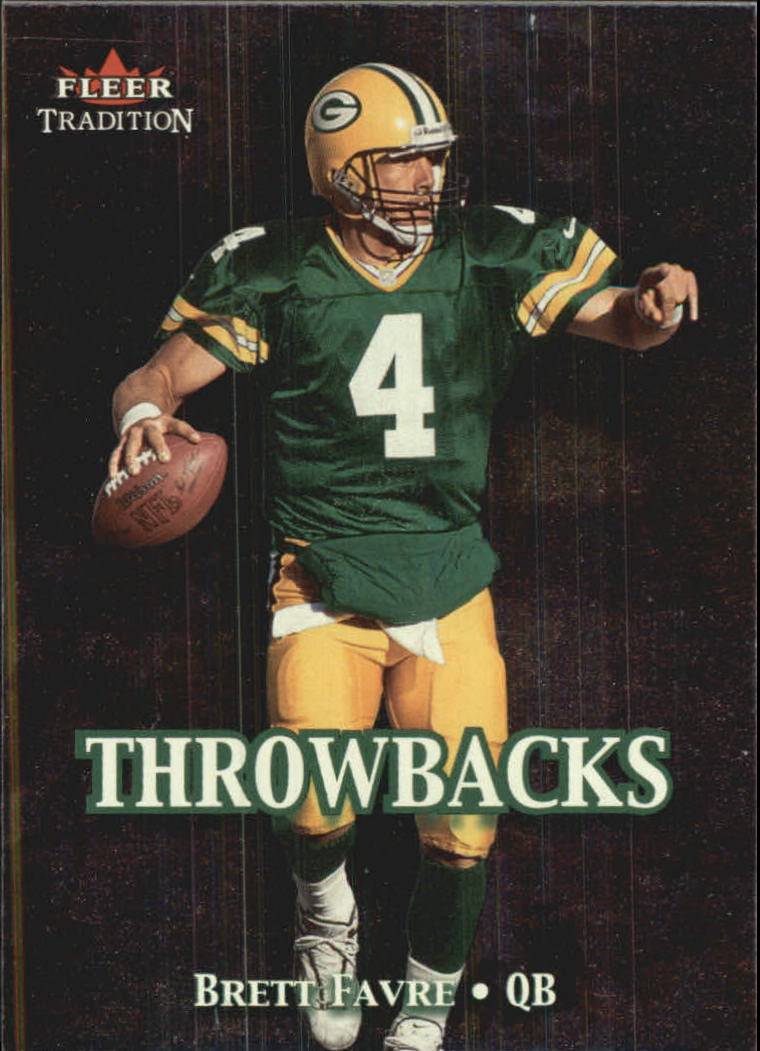2000 Fleer Tradition Throwbacks #11 Brett Favre
