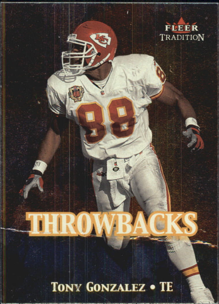 2000 Fleer Tradition Throwbacks #18 Tony Gonzalez