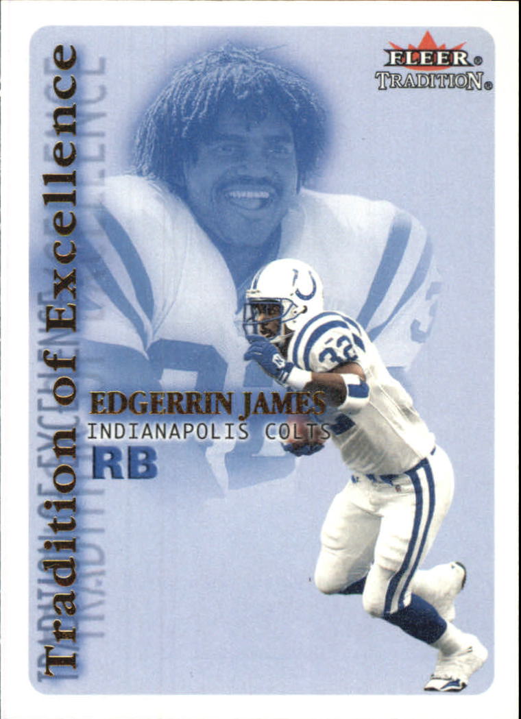 2000 Fleer Tradition Tradition of Excellence #20 Edgerrin James
